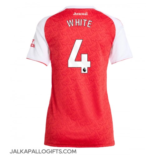 Arsenal Ben White #4 Kotipaita Naiset 2025-26 Lyhythihainen